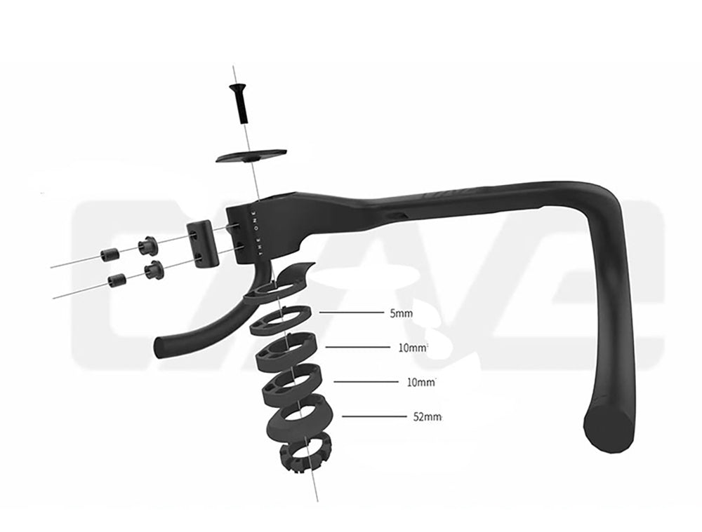 THE ONE PRO aero carbon Integrated Road Bicycle Handlebar