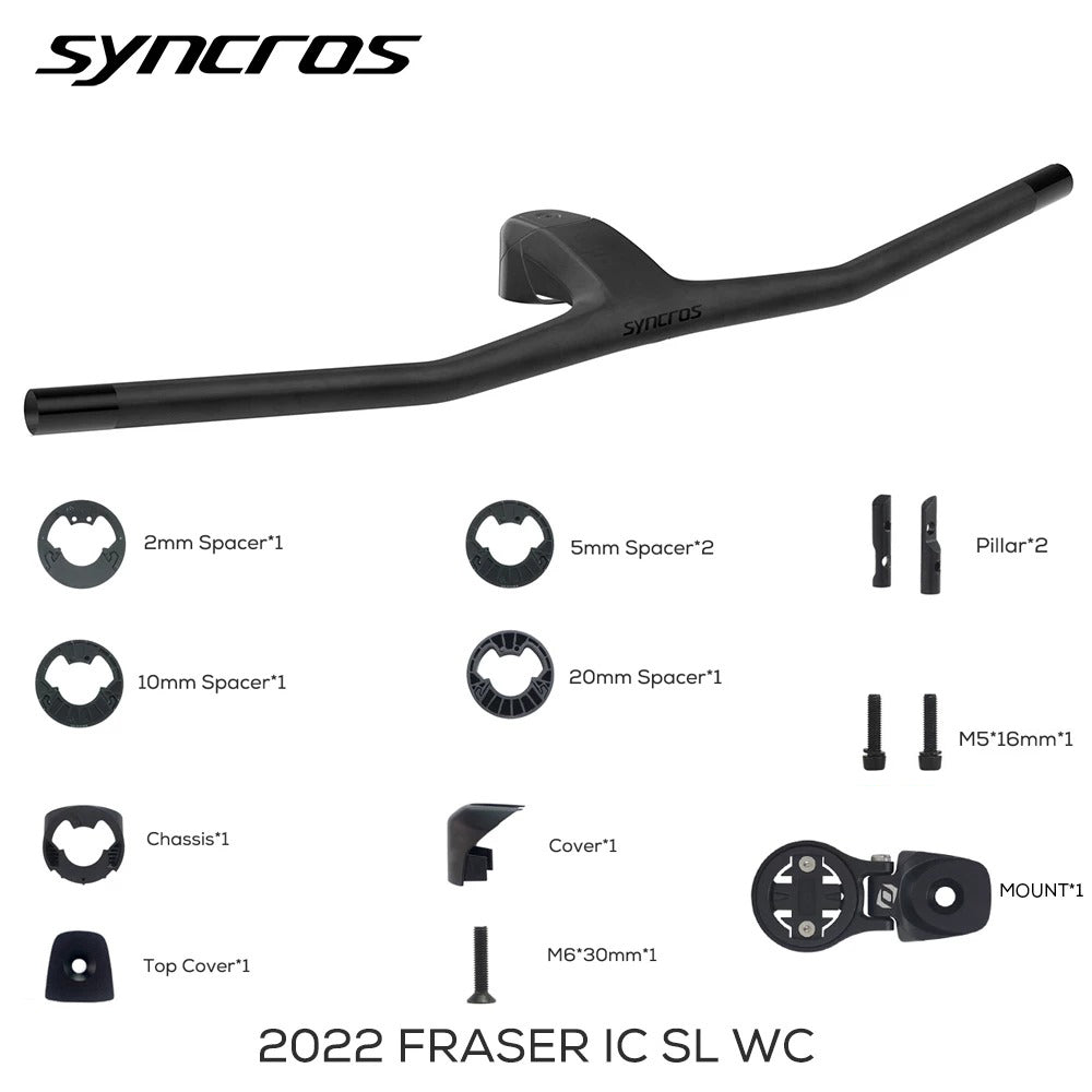 SYNCROS FRASER IC SL WC Carbon MTB Integrated Handlebar with Stem