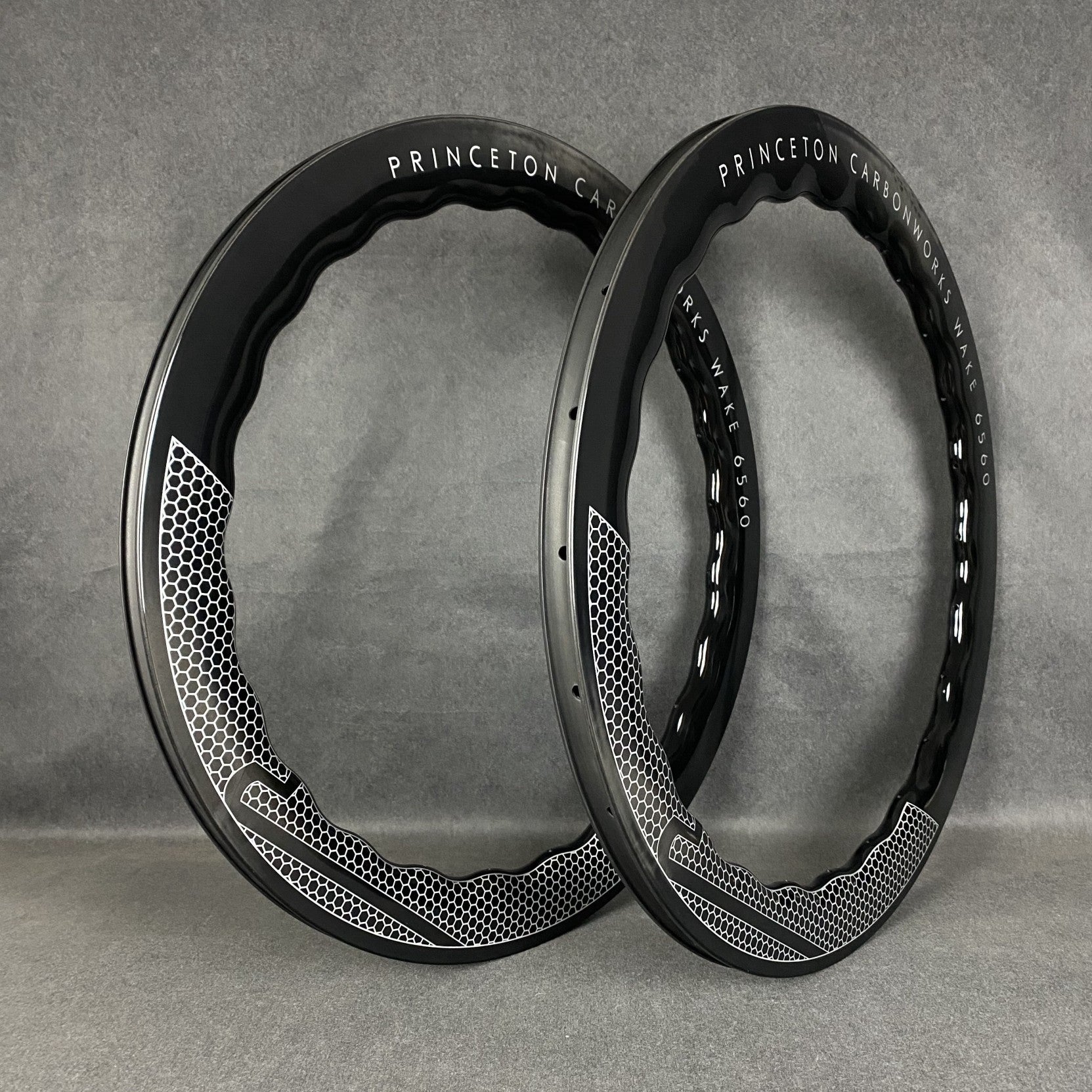 PRINCETON CarbonWorks Wake 6560 Disc Tune Road Bicycle Rim Set